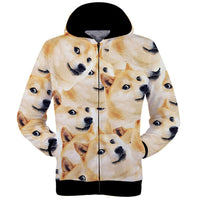 Hoodie Funny Dog 3D for men 02